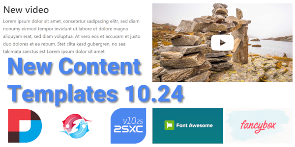 Content Templates 10.24 Massively Improved